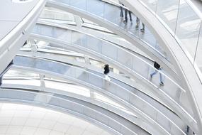 spiral stair of Bundestag in Berlin, Germany