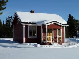 Cottage in Snow