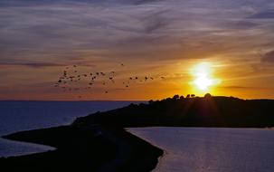 Sunset Denmark Sea Baltic