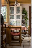 wooden furniture in Kitchen