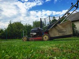 Lawn Mower Nature Blue