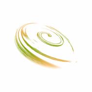 swirl lines district round disc