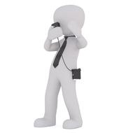 White Male 3D Model Isolated