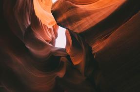 Antelope Canyon, Arizona as a drawing