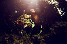 incredibly beautiful Man Model Nature