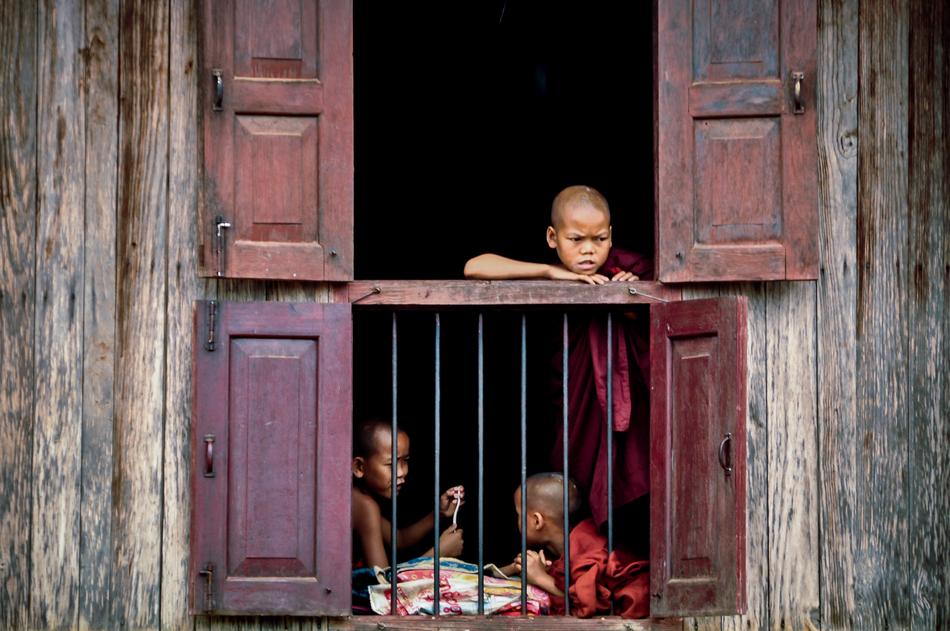 Myanmar Monastery Boyhood