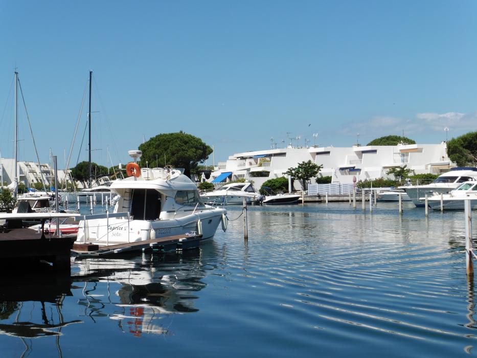 yacht port in the resort town