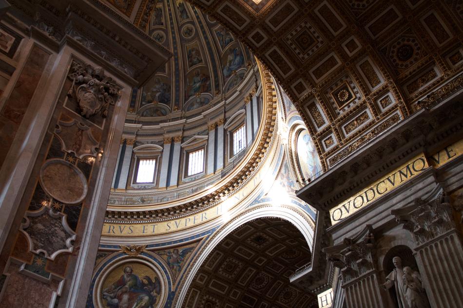 incredible architecture in the building