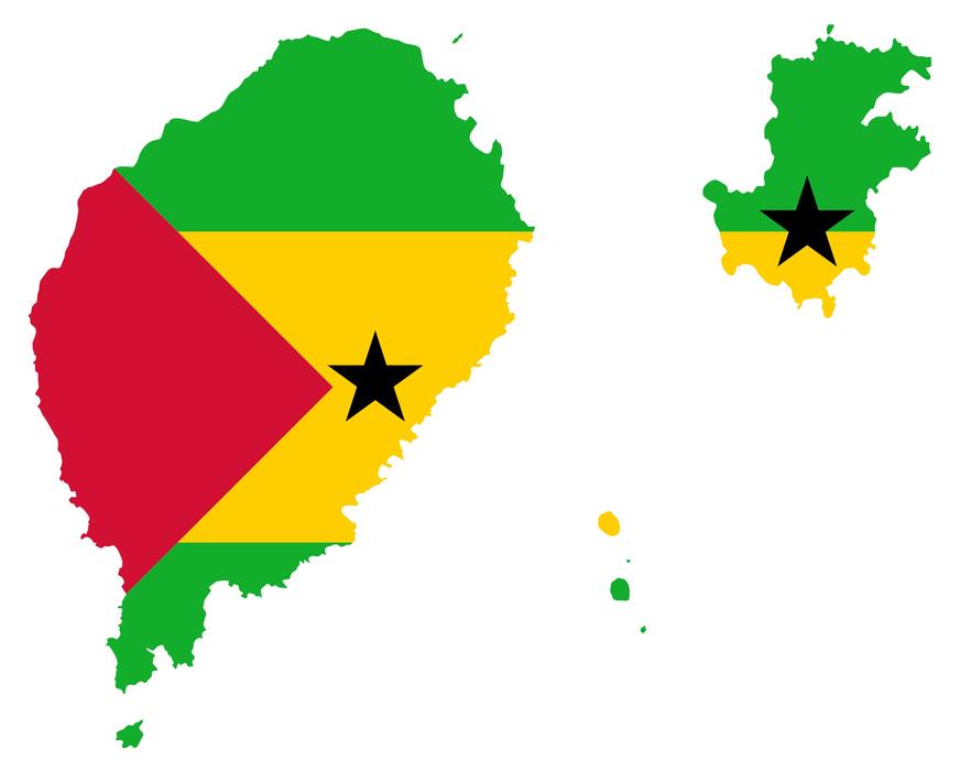 color flag on the continents