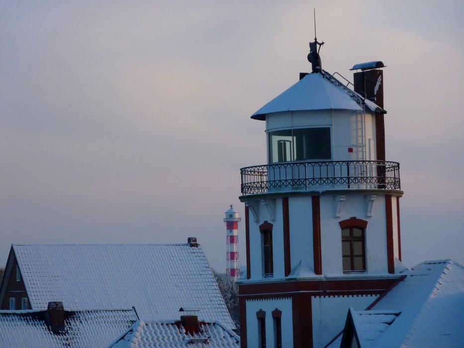 Lighthouse Winter Maritime