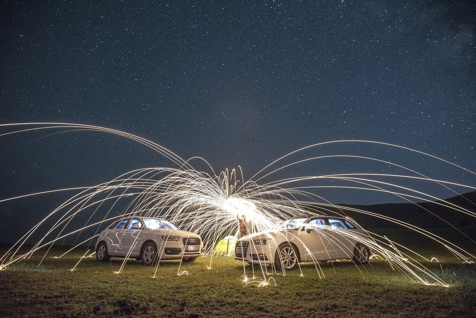 Starry Sky Car Night