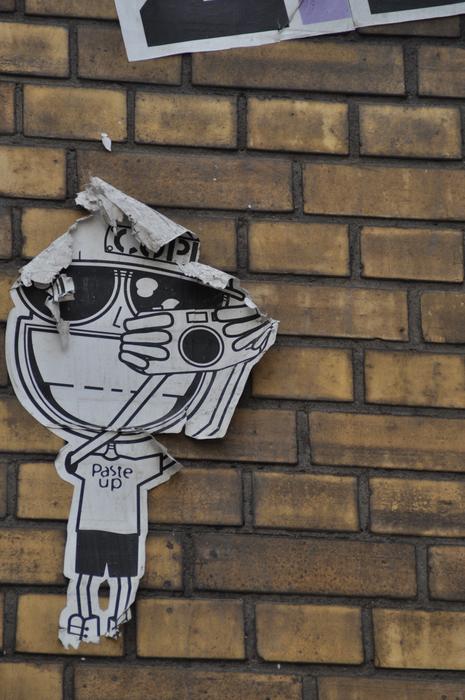 Urban art on the wall