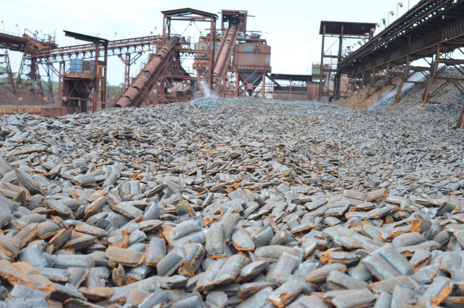 stone road at the plant