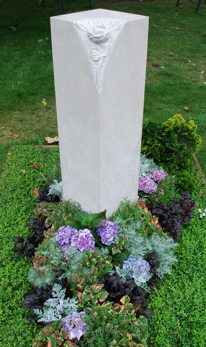 Graves Stones and flowers