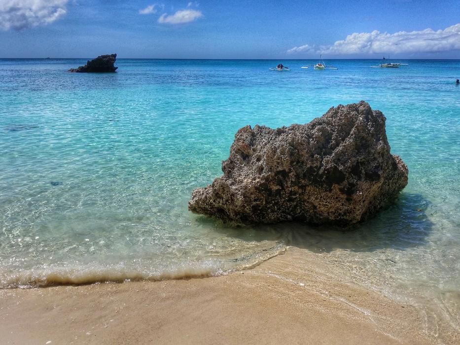 Philippines Boracay Diniwid Beach view