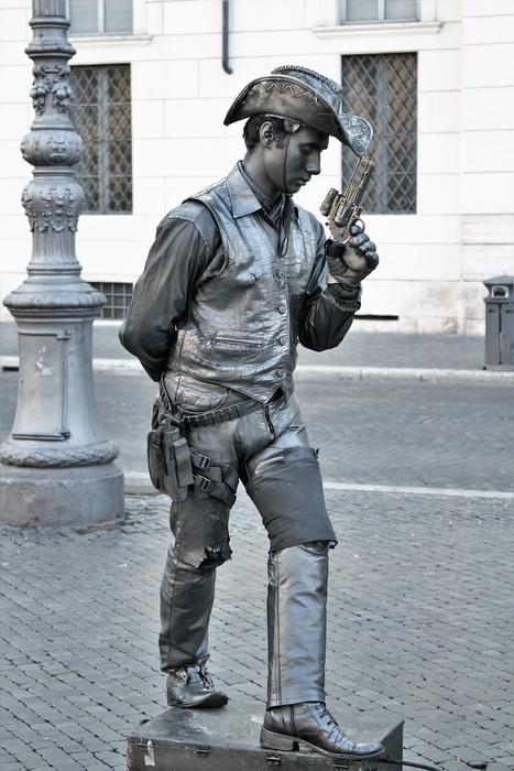 Panel Street Artists Cowboy
