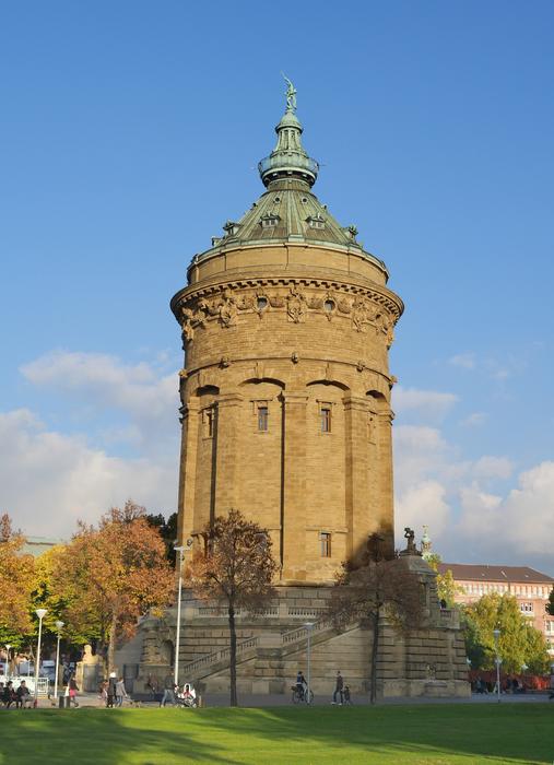 The old tower of the church