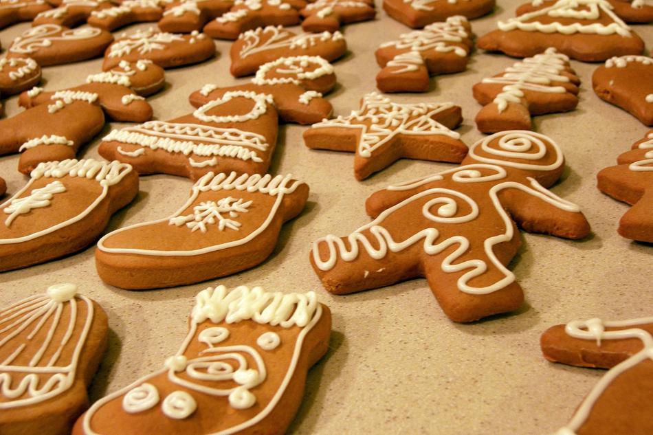 sweet cookies on a tray