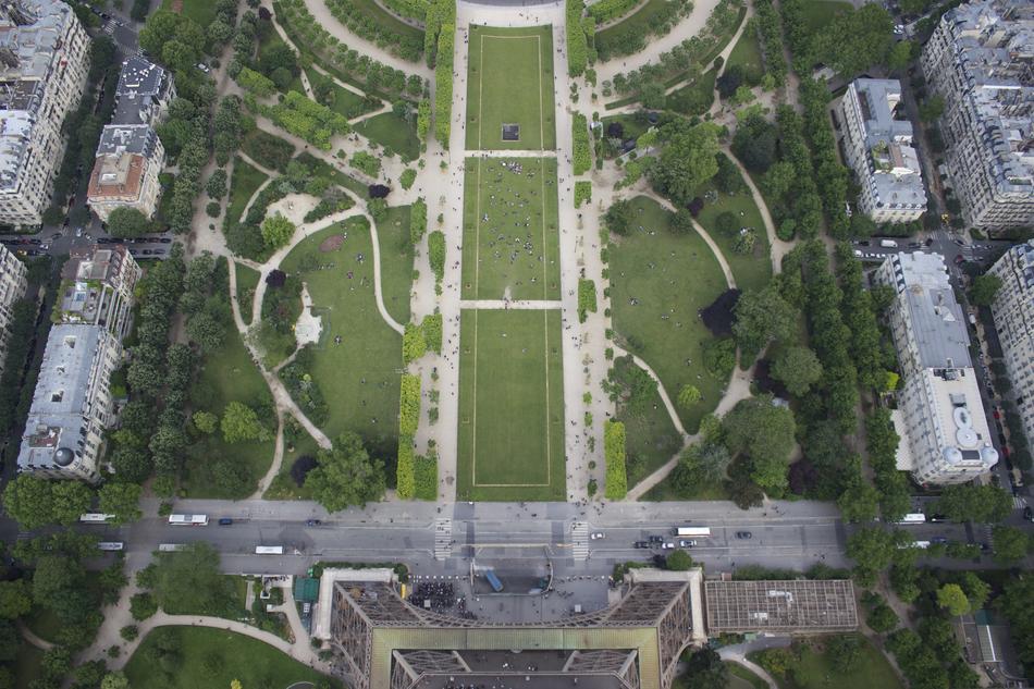 Paris Tower Fields Of Mars Champs