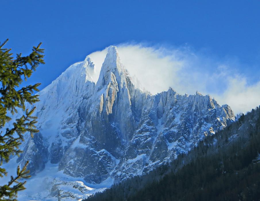Alps Chamonix Needle Of The Drus