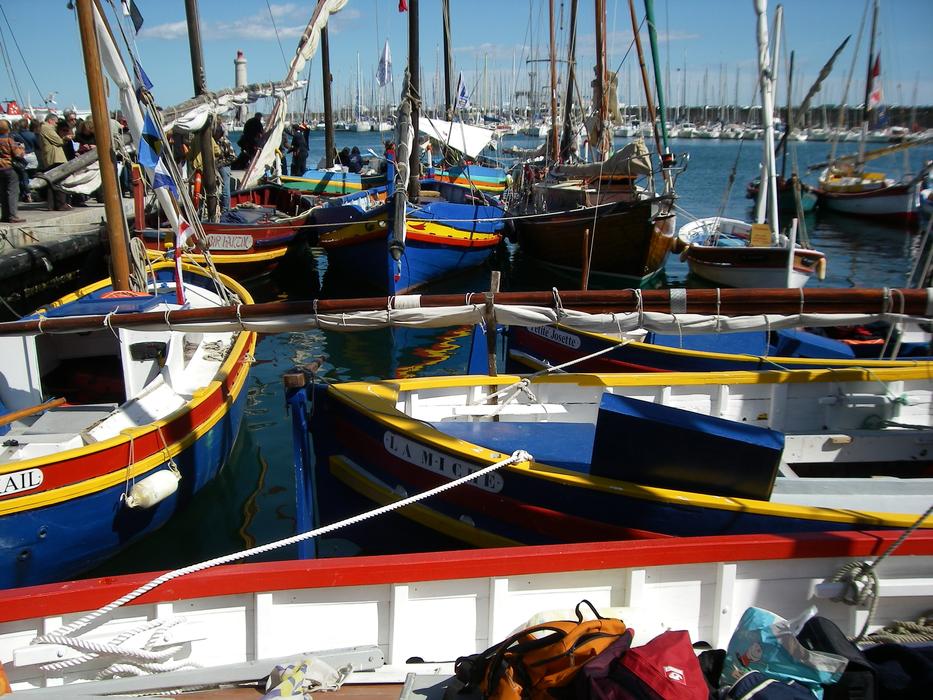 seagoing ships at the pier