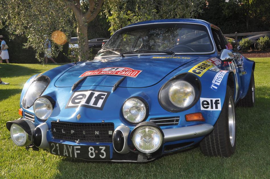 Car Winning Rally Monte