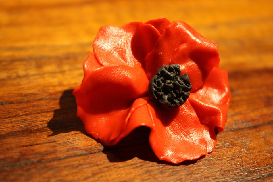 Polymer Poppy Flower