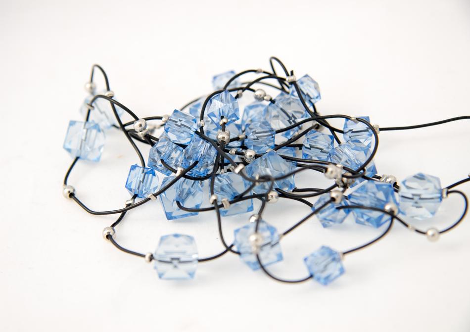 beautiful jewelry on a string