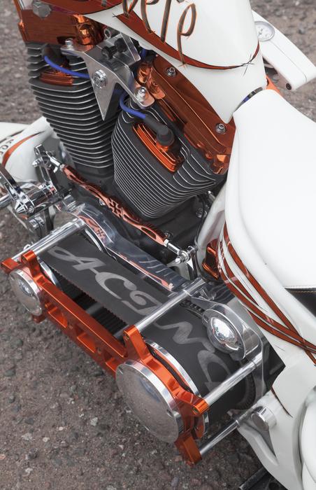 motorcycle engine seat