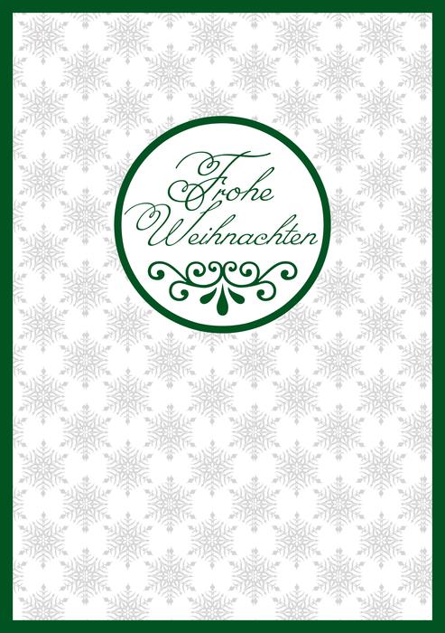 Christmas greeting card with patterns