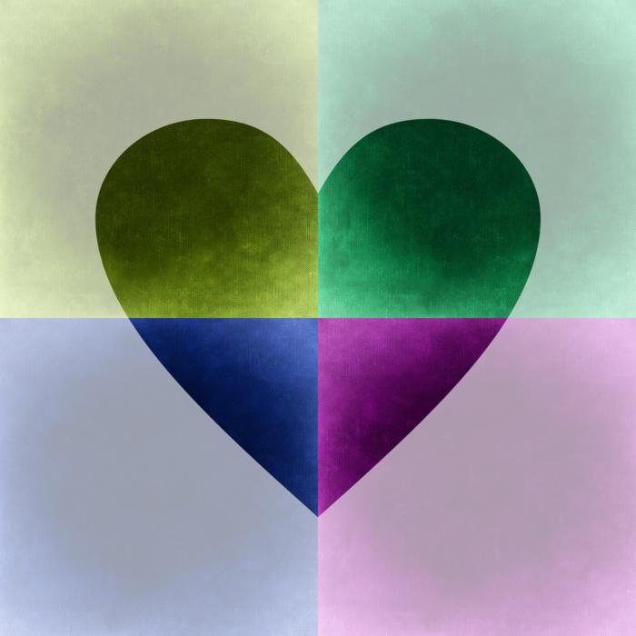 background heart pattern drawing