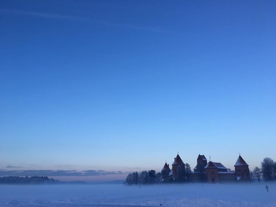 beautiful landscape blue