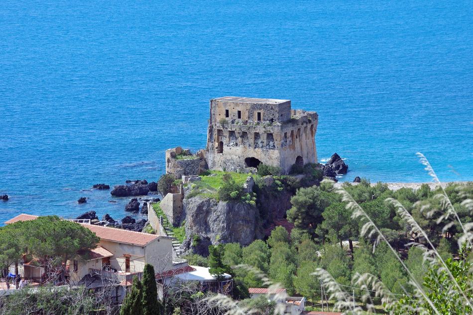 Praia A Mare Calabria historic Watchtower
