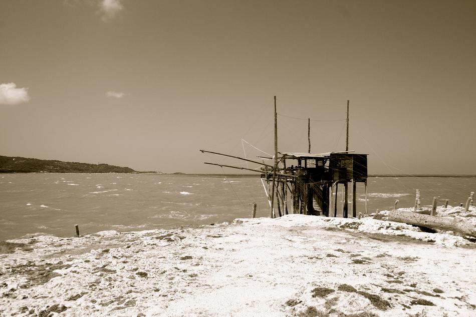 Trabucco Landscape Sea