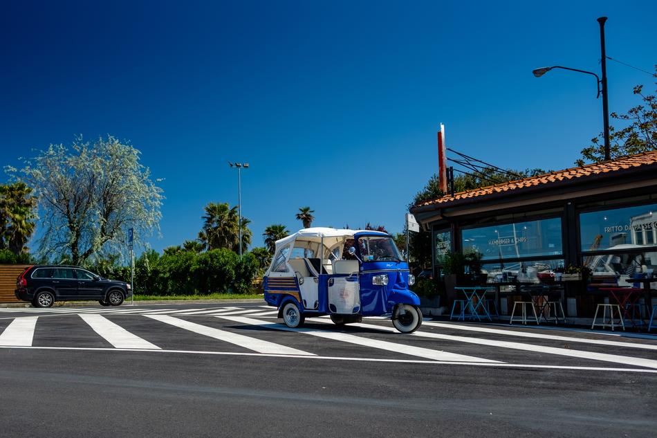 Blue Clear Car
