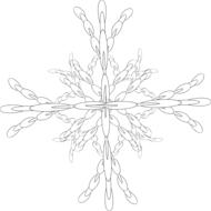 snow snow white asterisk