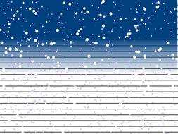 stationery winter snow