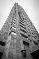 stone skyscraper in Rotterdam, Netherlands