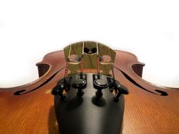 fine tuners of Violin close up