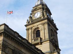 Morley Town Hall Clock Tower in Uk
