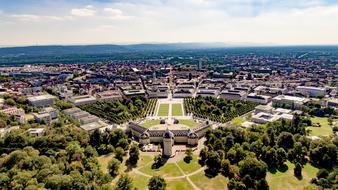 aerial view of Architecture Buildings City