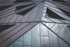sloping ceilings with triangular windows