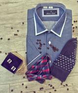 fashionable men's shirt as a still life