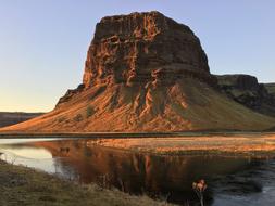 landscape of Mountain Iceland Nature