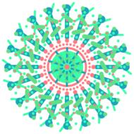 mandala design as a drawing