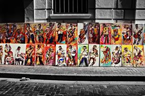 Colombia Cartagena Art drawing