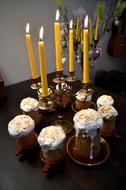 Easter candlelight baking