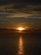 Sunset Belize Ocean