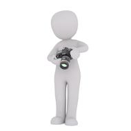 white male 3d model isolated 3d