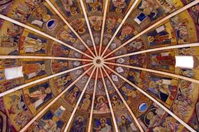 Parma Baptistery Dome as decoration